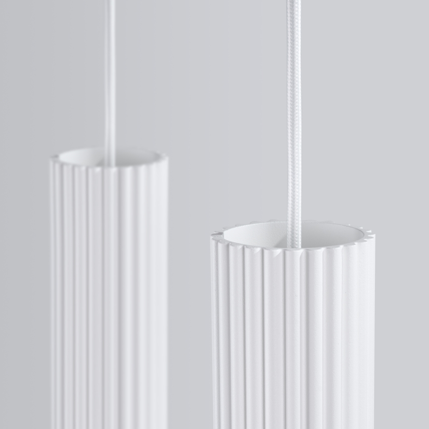 Chandelier on a string KARBON 2xGU10/10W/230V white