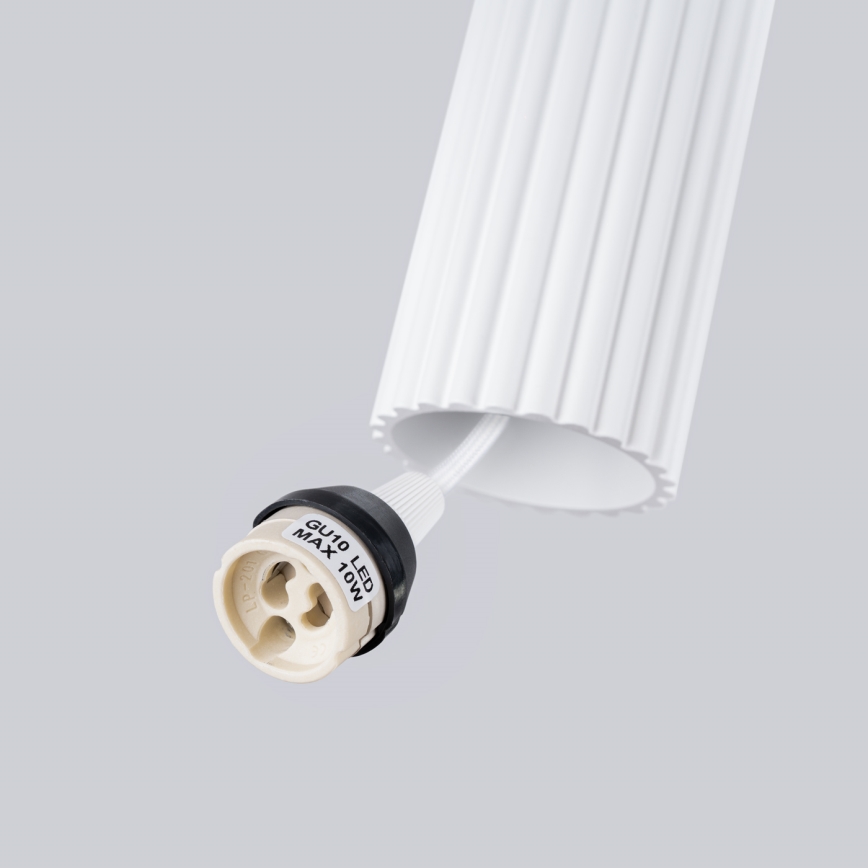 Chandelier on a string KARBON 2xGU10/10W/230V white