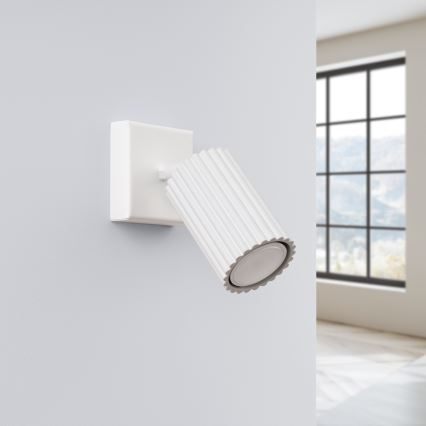 Wall spotlight KARBON 1xGU10/10W/230V white