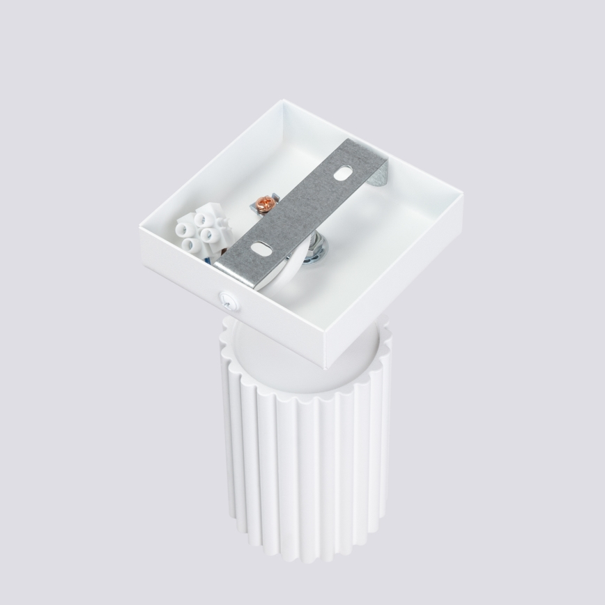 Wall spotlight KARBON 1xGU10/10W/230V white