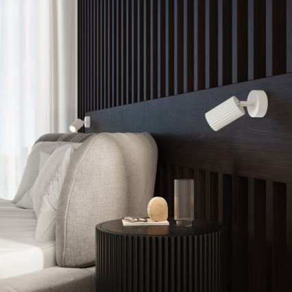 Wall spotlight KARBON 1xGU10/10W/230V white