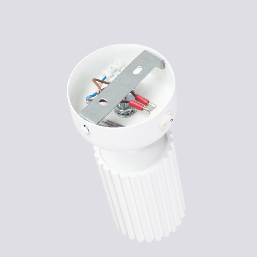 Wall spotlight KARBON 1xGU10/10W/230V white