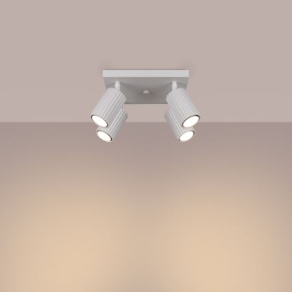 Spotlight KARBON 4xGU10/10W/230V white