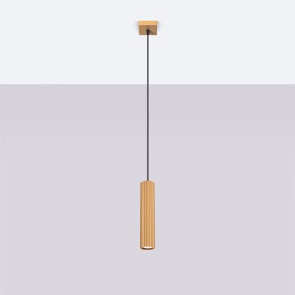 Chandelier on a string KARBON 1xGU10/10W/230V gold
