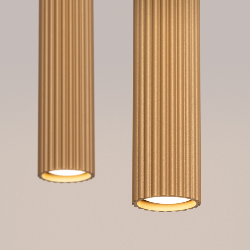 Chandelier on a string KARBON 2xGU10/10W/230V gold