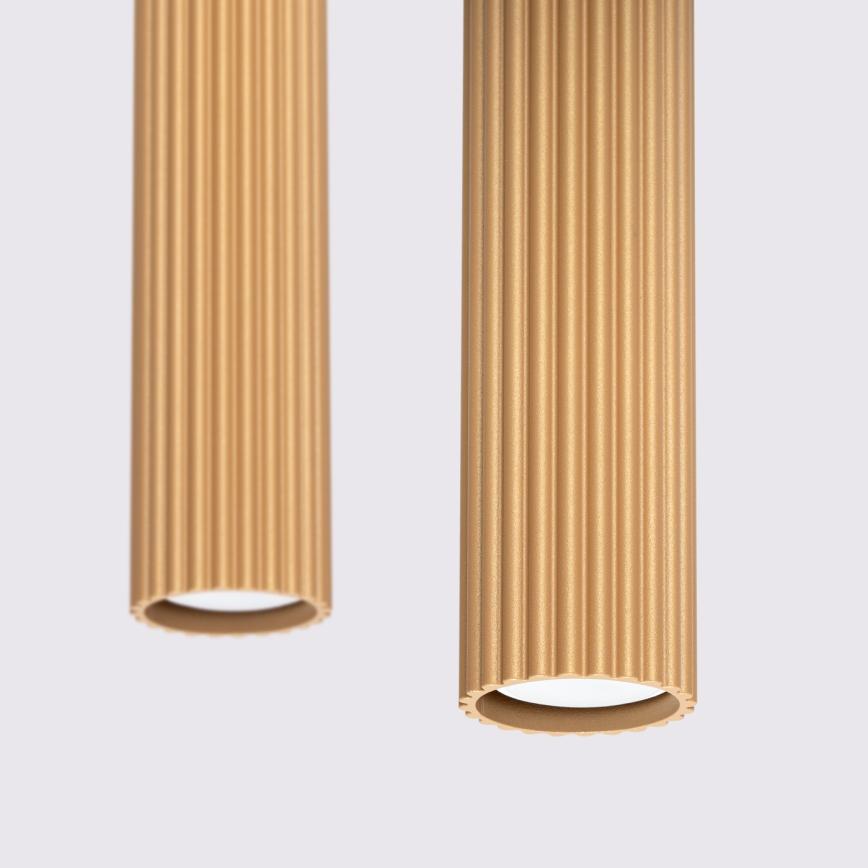Chandelier on a string KARBON 2xGU10/10W/230V gold
