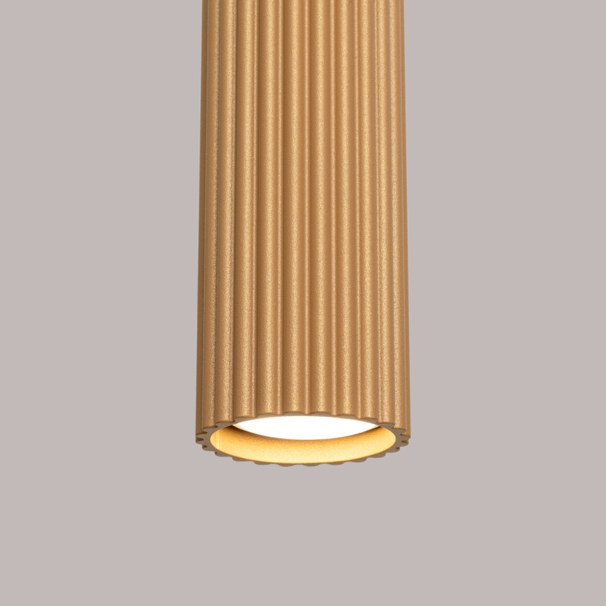 Chandelier on a string KARBON 3xGU10/10W/230V gold