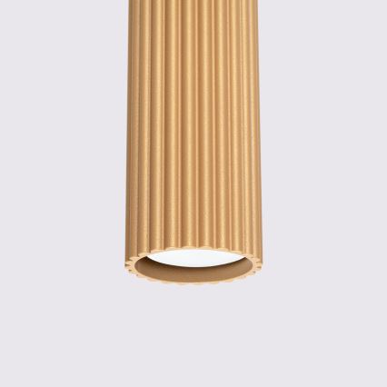 Chandelier on a string KARBON 3xGU10/10W/230V gold