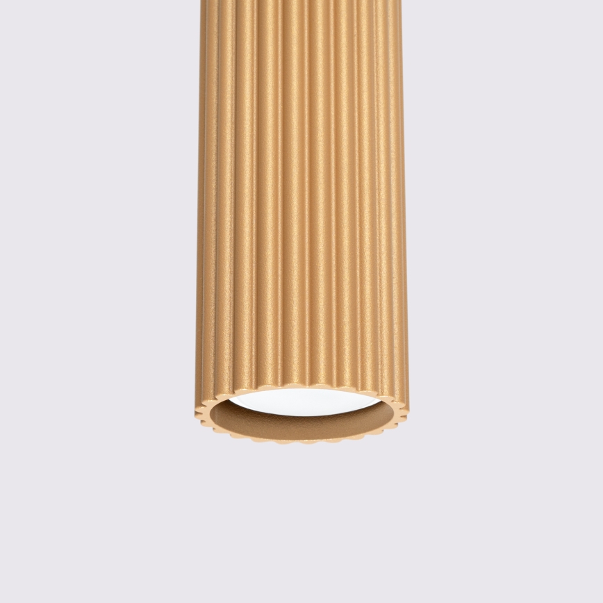 Chandelier on a string KARBON 3xGU10/10W/230V gold