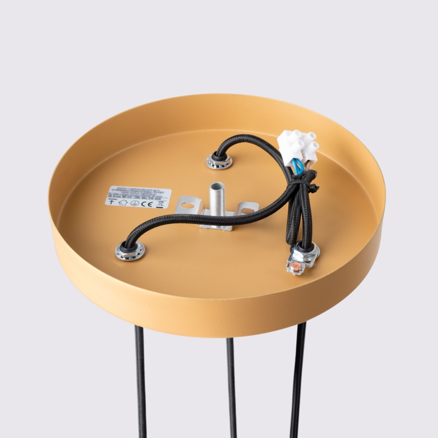 Chandelier on a string KARBON 3xGU10/10W/230V gold