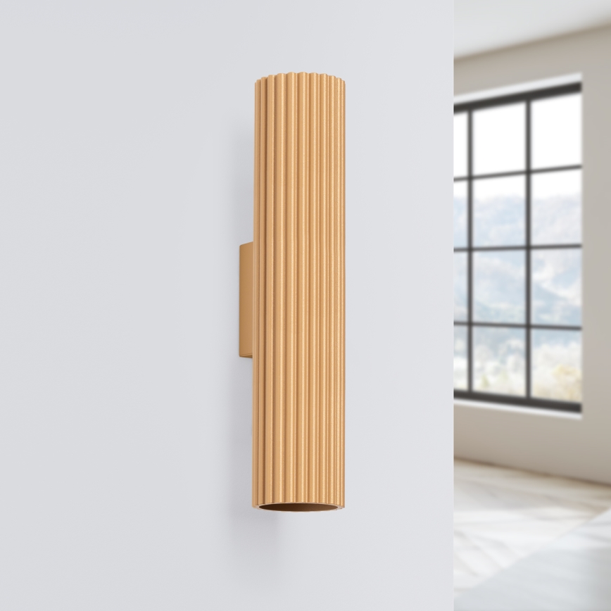 Wall light KARBON 2xGU10/10W/230V gold