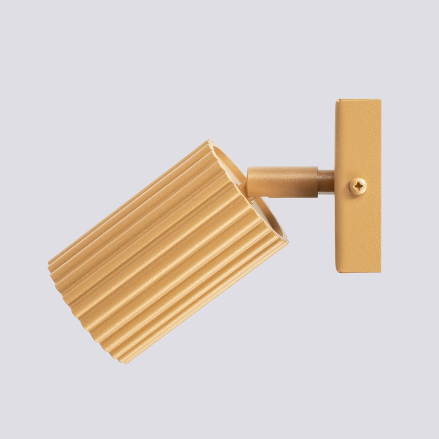 Wall spotlight KARBON 1xGU10/10W/230V gold