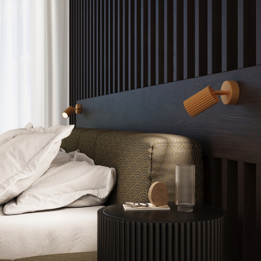 Wall spotlight KARBON 1xGU10/10W/230V gold