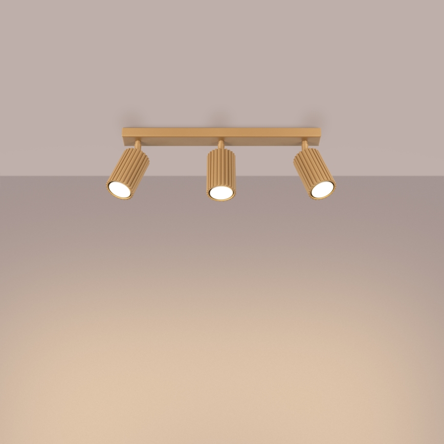 Spotlight KARBON 3xGU10/10W/230V gold
