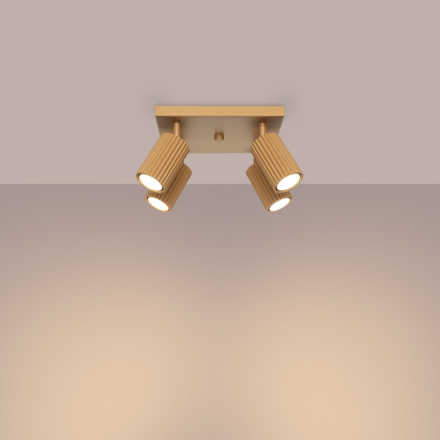 Spotlight KARBON 4xGU10/10W/230V gold