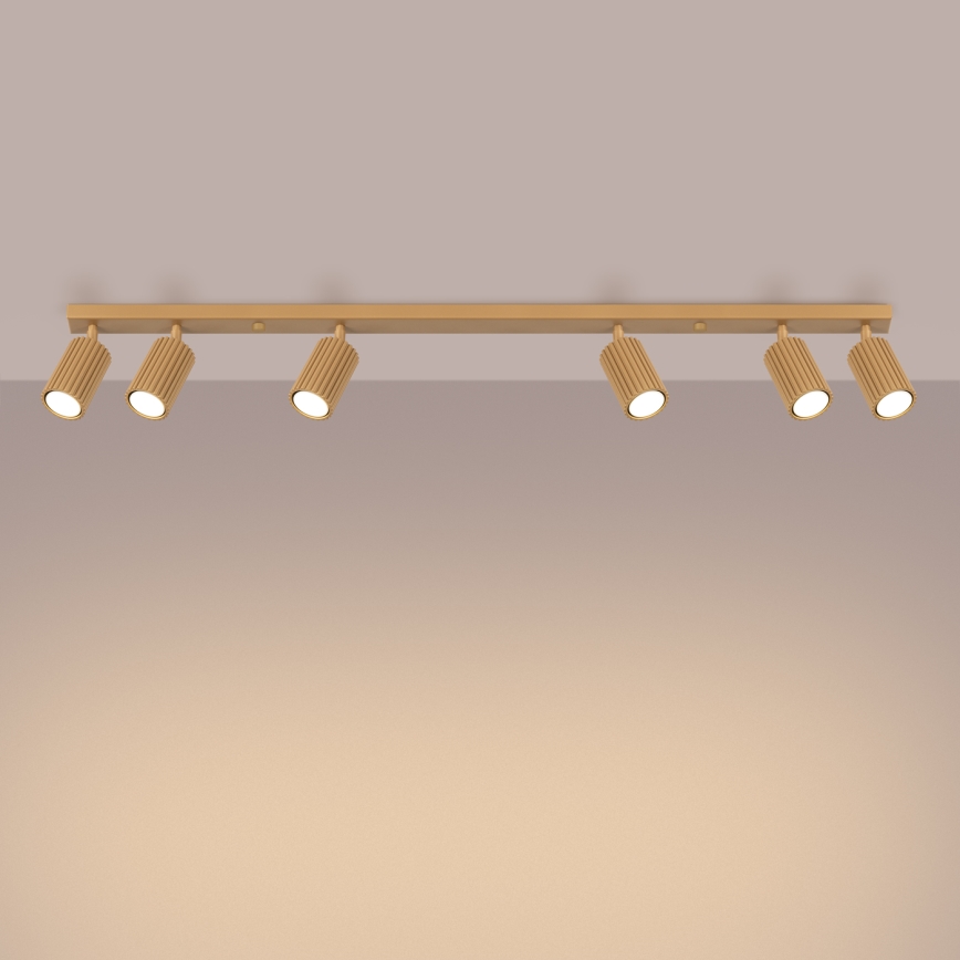 Spotlight KARBON 6xGU10/10W/230V gold