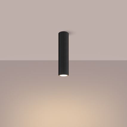 Spotlight KARBON 1xGU10/10W/230V 30 cm black