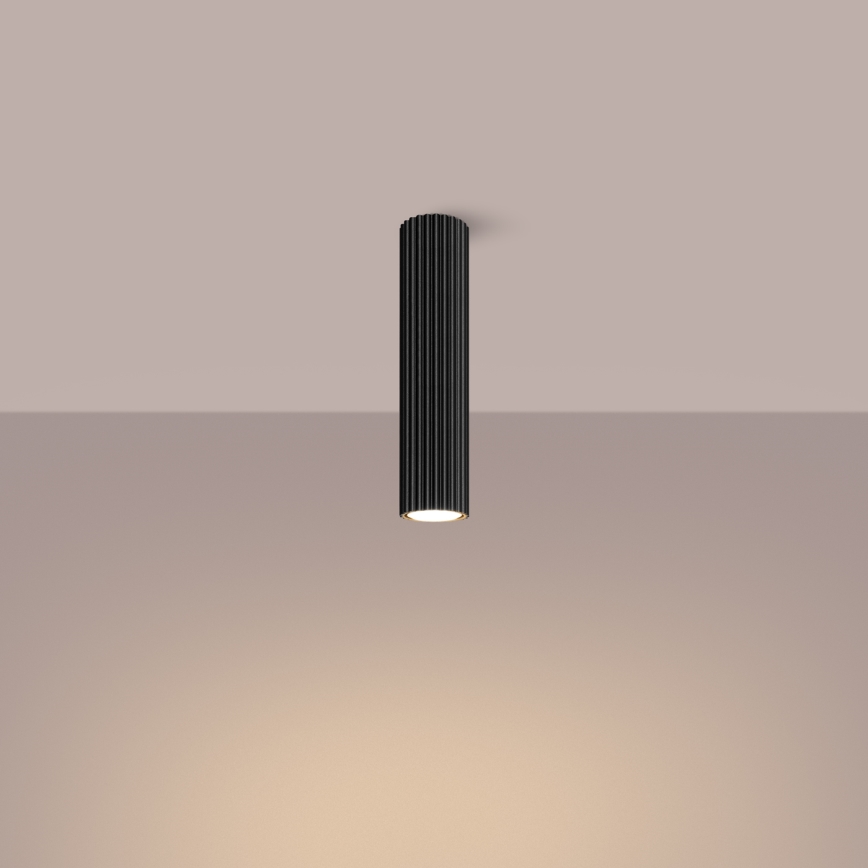 Spotlight KARBON 1xGU10/10W/230V 30 cm black