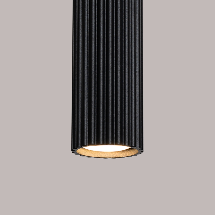 Chandelier on a string KARBON 1xGU10/10W/230V black