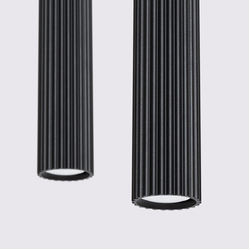 Chandelier on a string KARBON 2xGU10/10W/230V black