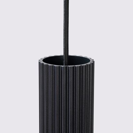 Chandelier on a string KARBON 2xGU10/10W/230V black