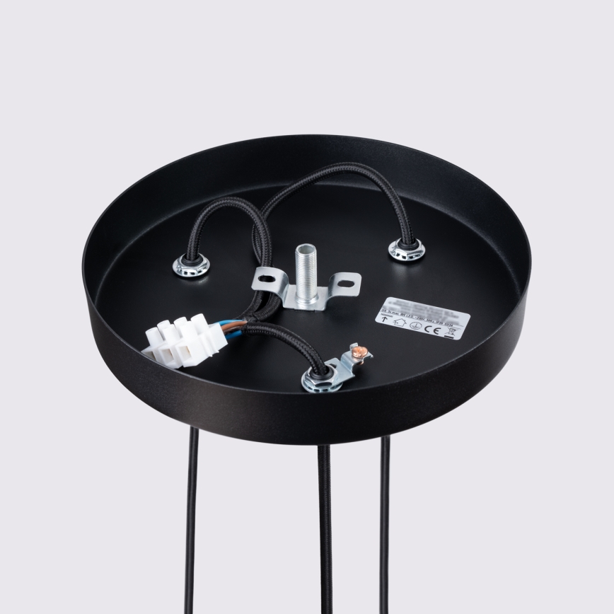 Chandelier on a string KARBON 3xGU10/10W/230V black