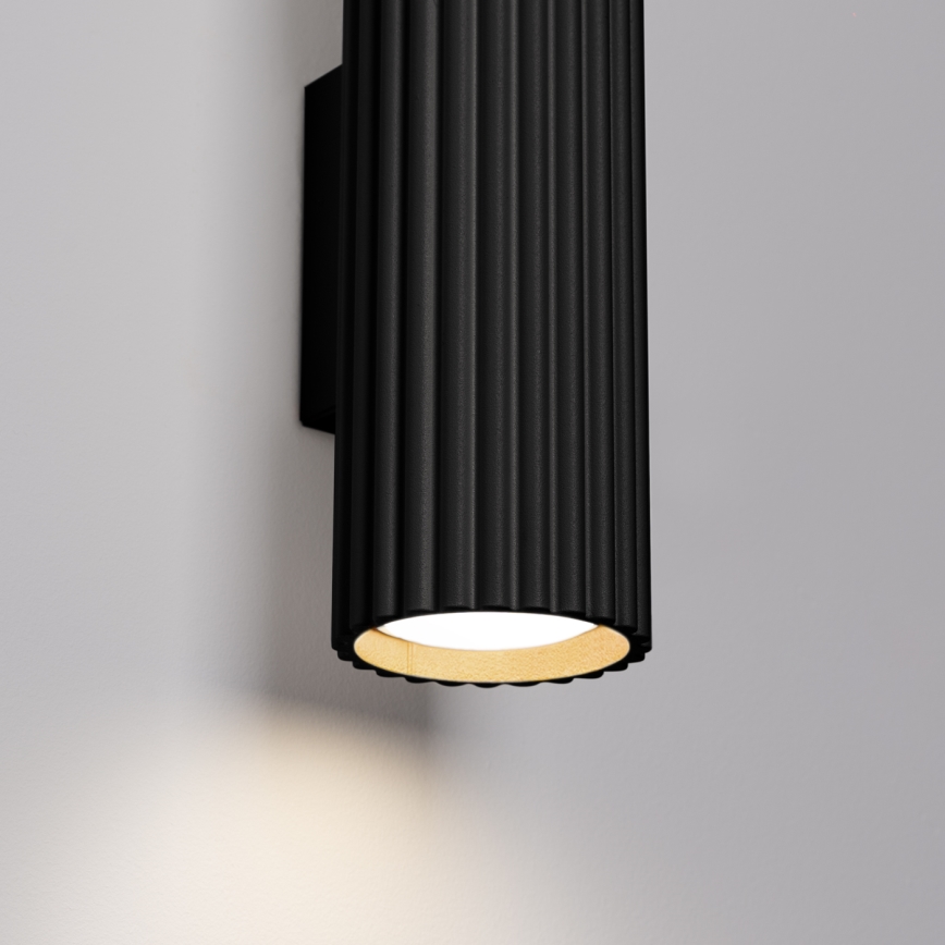 Wall light KARBON 2xGU10/10W/230V black