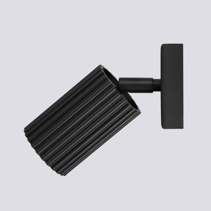 Wall spotlight KARBON 1xGU10/10W/230V black