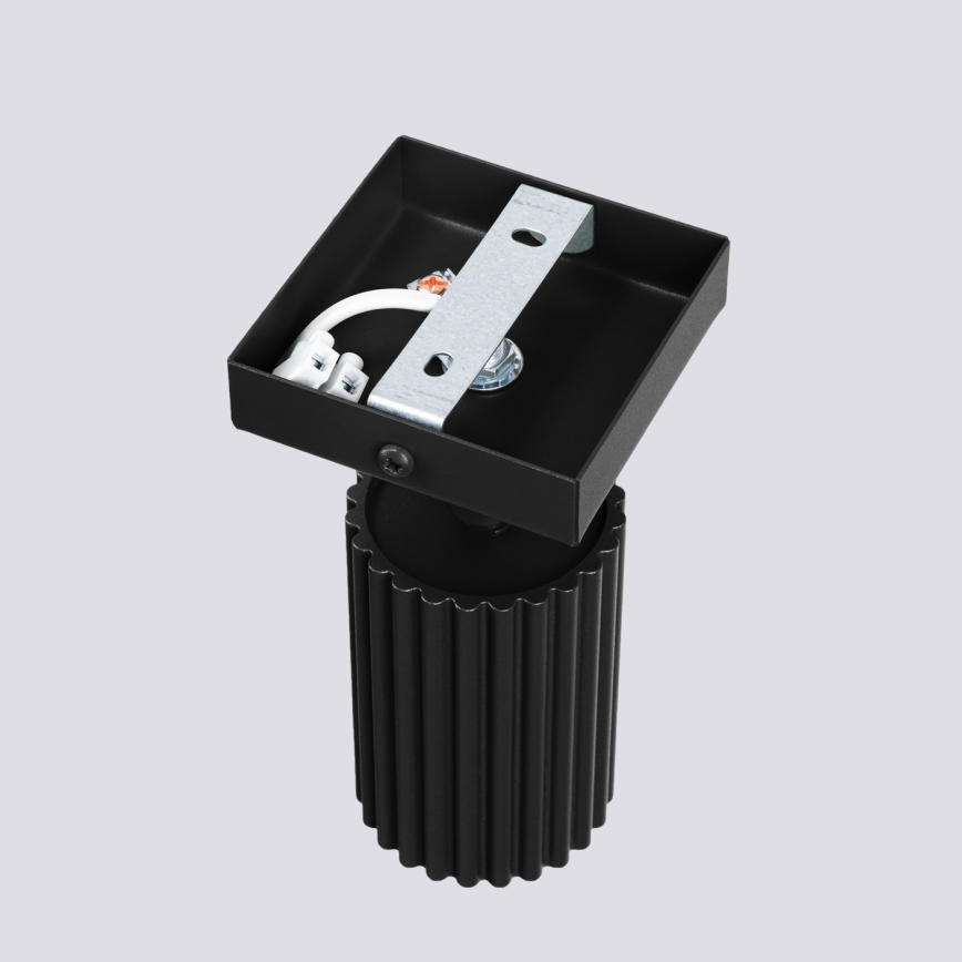 Wall spotlight KARBON 1xGU10/10W/230V black