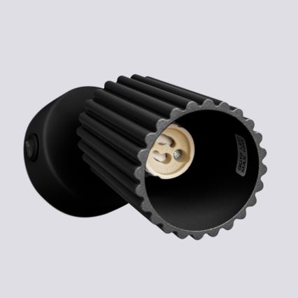 Wall spotlight KARBON 1xGU10/10W/230V black