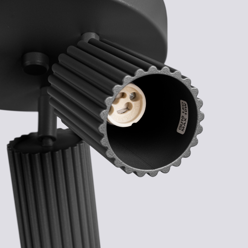 Spotlight KARBON 3xGU10/10W/230V black