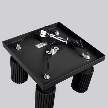 Spotlight KARBON 4xGU10/10W/230V black