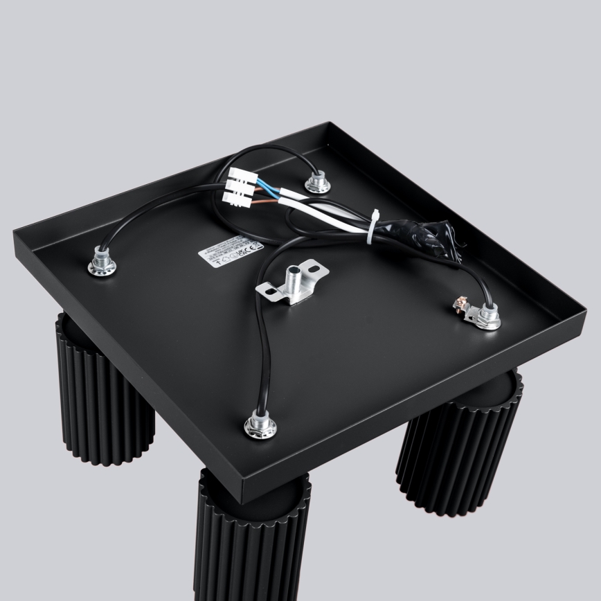 Spotlight KARBON 4xGU10/10W/230V black