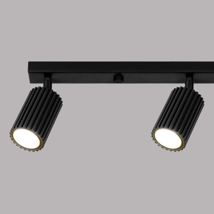 Spotlight KARBON 4xGU10/10W/230V black