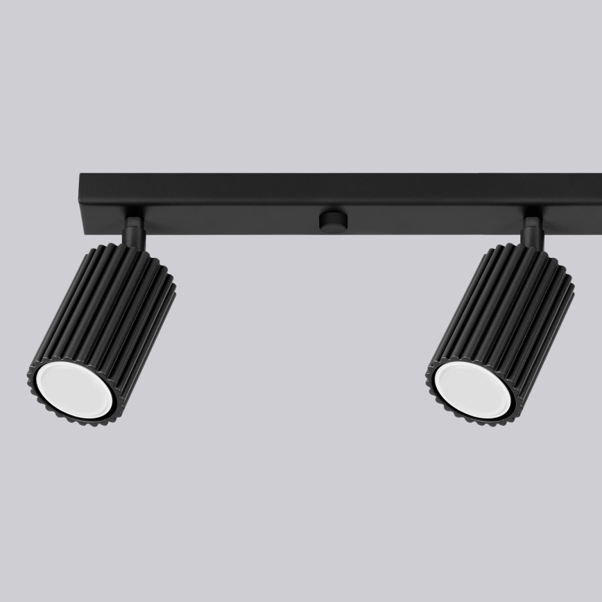 Spotlight KARBON 4xGU10/10W/230V black