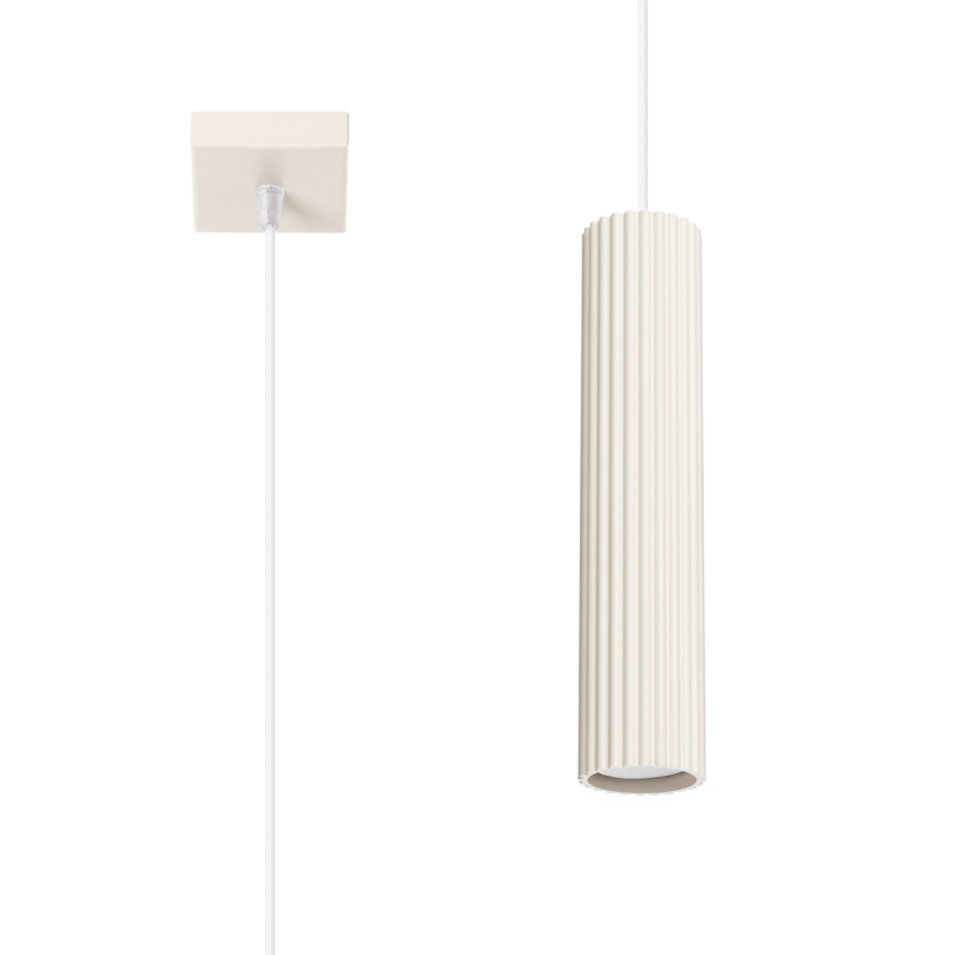 Chandelier on a string KARBON 1xGU10/10W/230V creamy