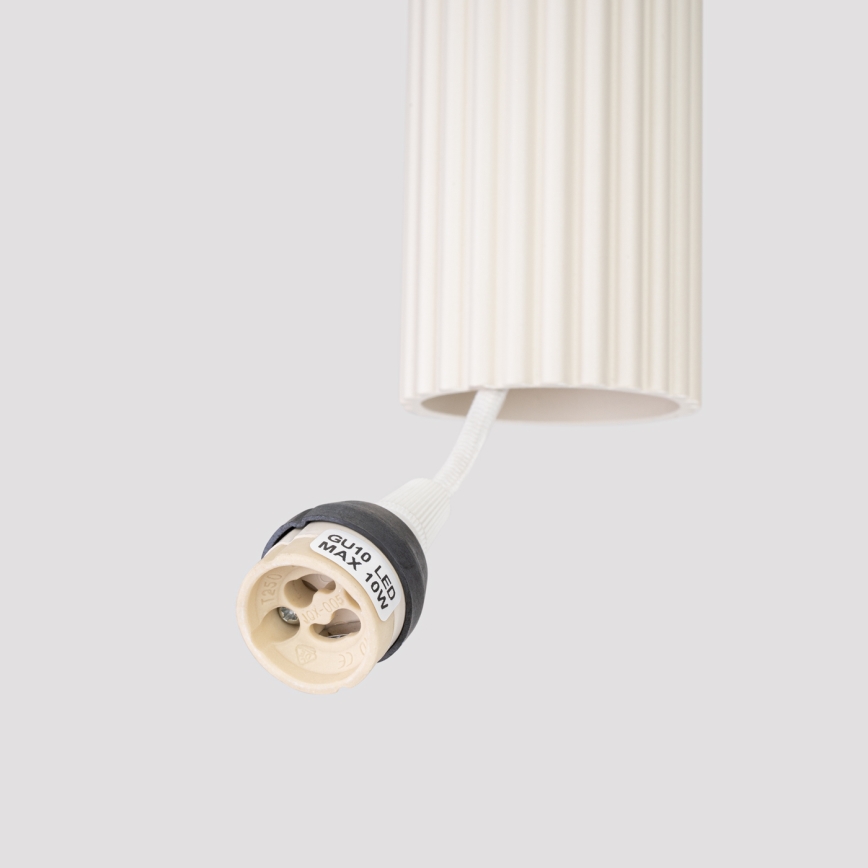 Chandelier on a string KARBON 1xGU10/10W/230V creamy