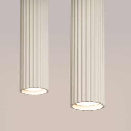 Chandelier on a string KARBON 2xGU10/10W/230V creamy