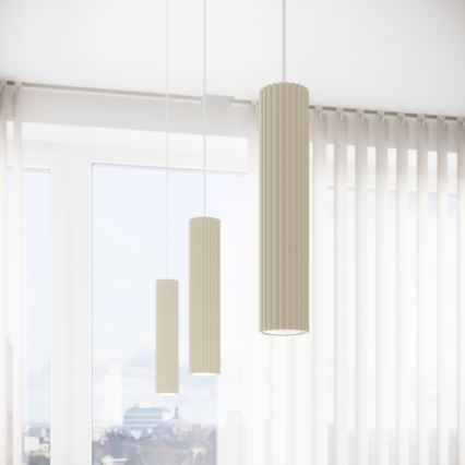 Chandelier on a string KARBON 3xGU10/10W/230V creamy