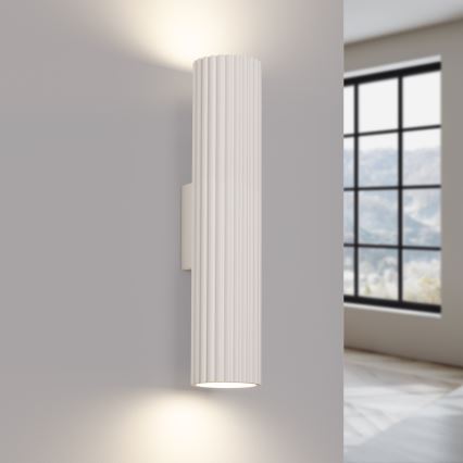 Wall light KARBON 2xGU10/10W/230V creamy