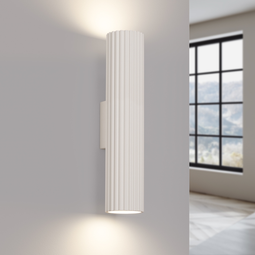Wall light KARBON 2xGU10/10W/230V creamy