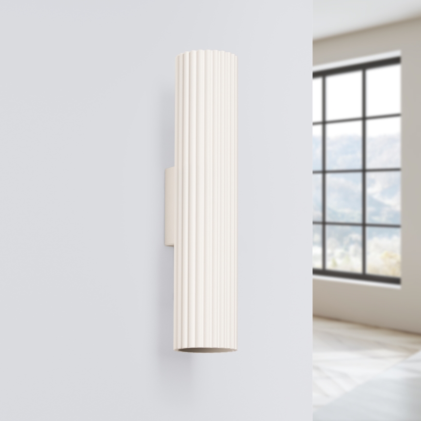 Wall light KARBON 2xGU10/10W/230V creamy