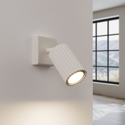 Wall spotlight KARBON 1xGU10/10W/230V creamy
