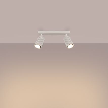 Spotlight KARBON 2xGU10/10W/230V creamy