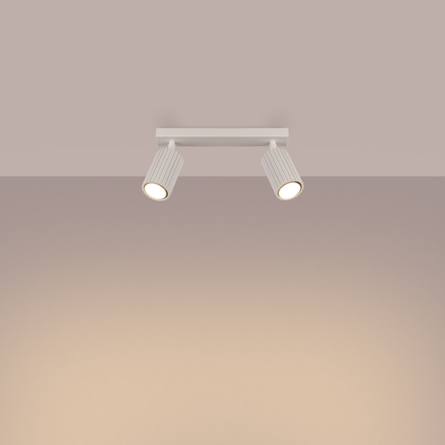 Spotlight KARBON 2xGU10/10W/230V creamy