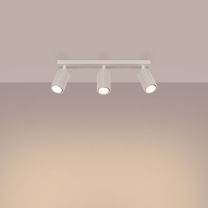 Spotlight KARBON 3xGU10/10W/230V creamy