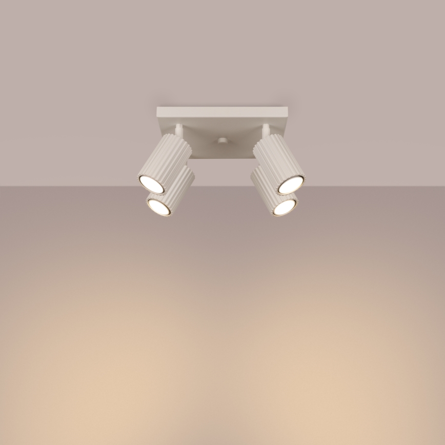 Spotlight KARBON 4xGU10/10W/230V creamy