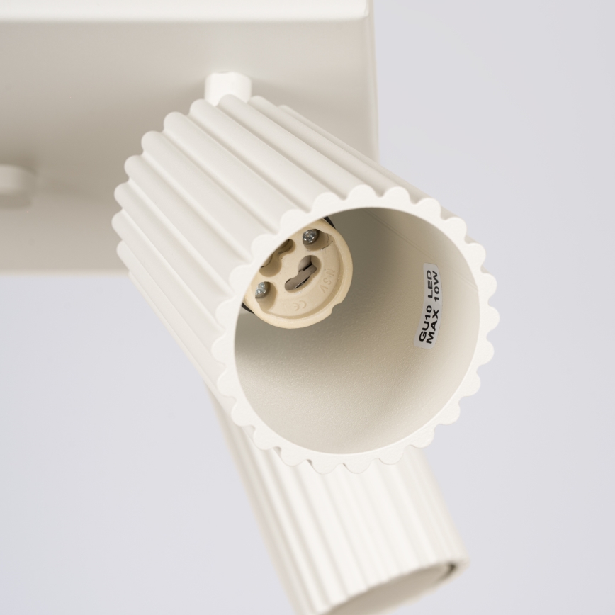 Spotlight KARBON 4xGU10/10W/230V creamy
