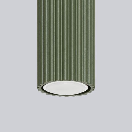 Spotlight KARBON 1xGU10/10W/230V 20 cm green