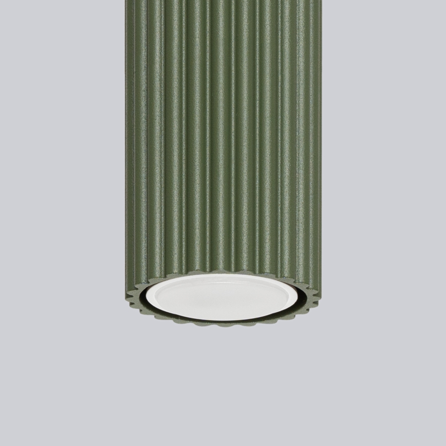 Spotlight KARBON 1xGU10/10W/230V 20 cm green